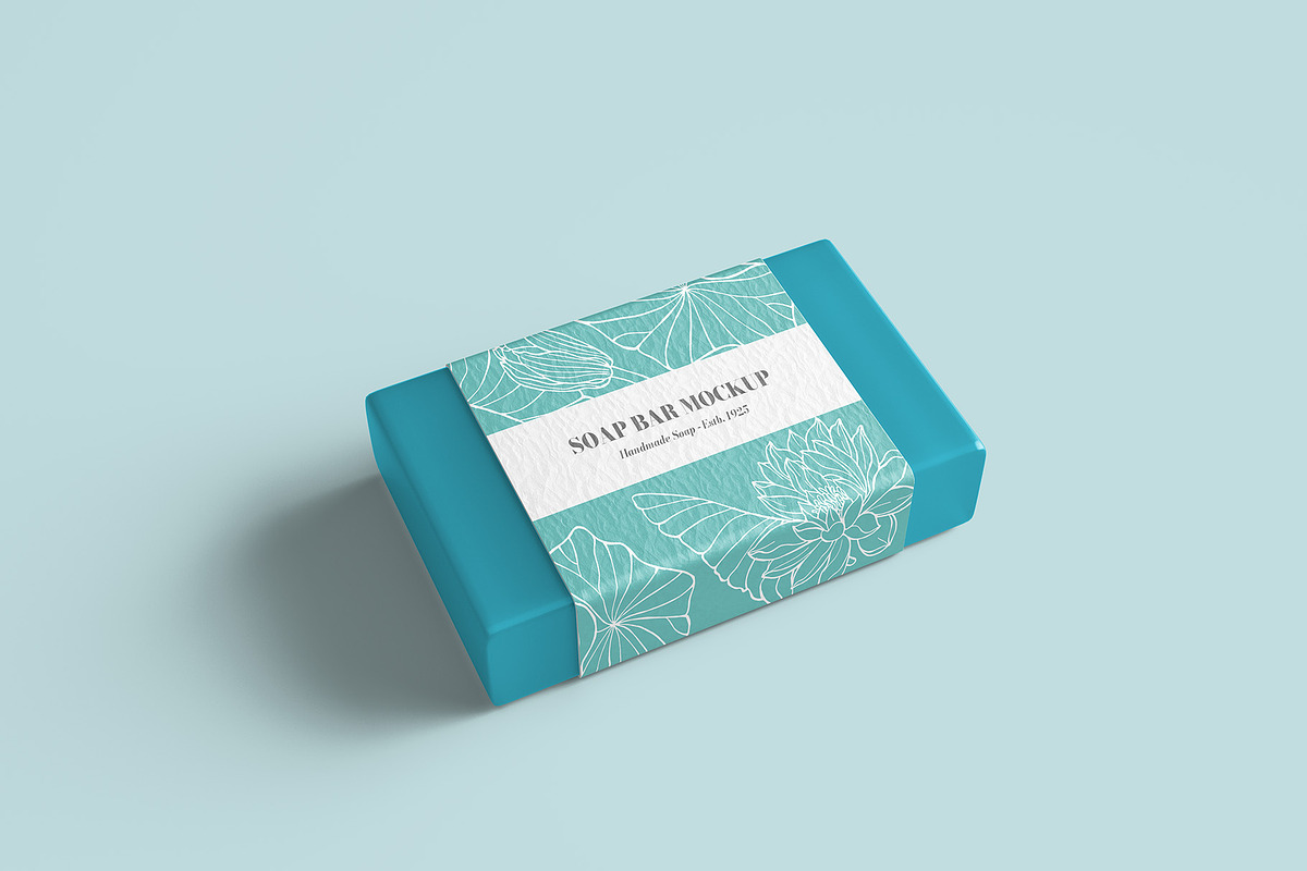 Soap Bar Label Mockup - 6 views, a Packaging Mockup by Illusiongraphic (Photo 2 of 16)