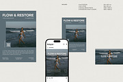 12 Wellness Event Canva Templates, a Marketing Template by Sikoya Design (Thumbnail 4 of 9)
