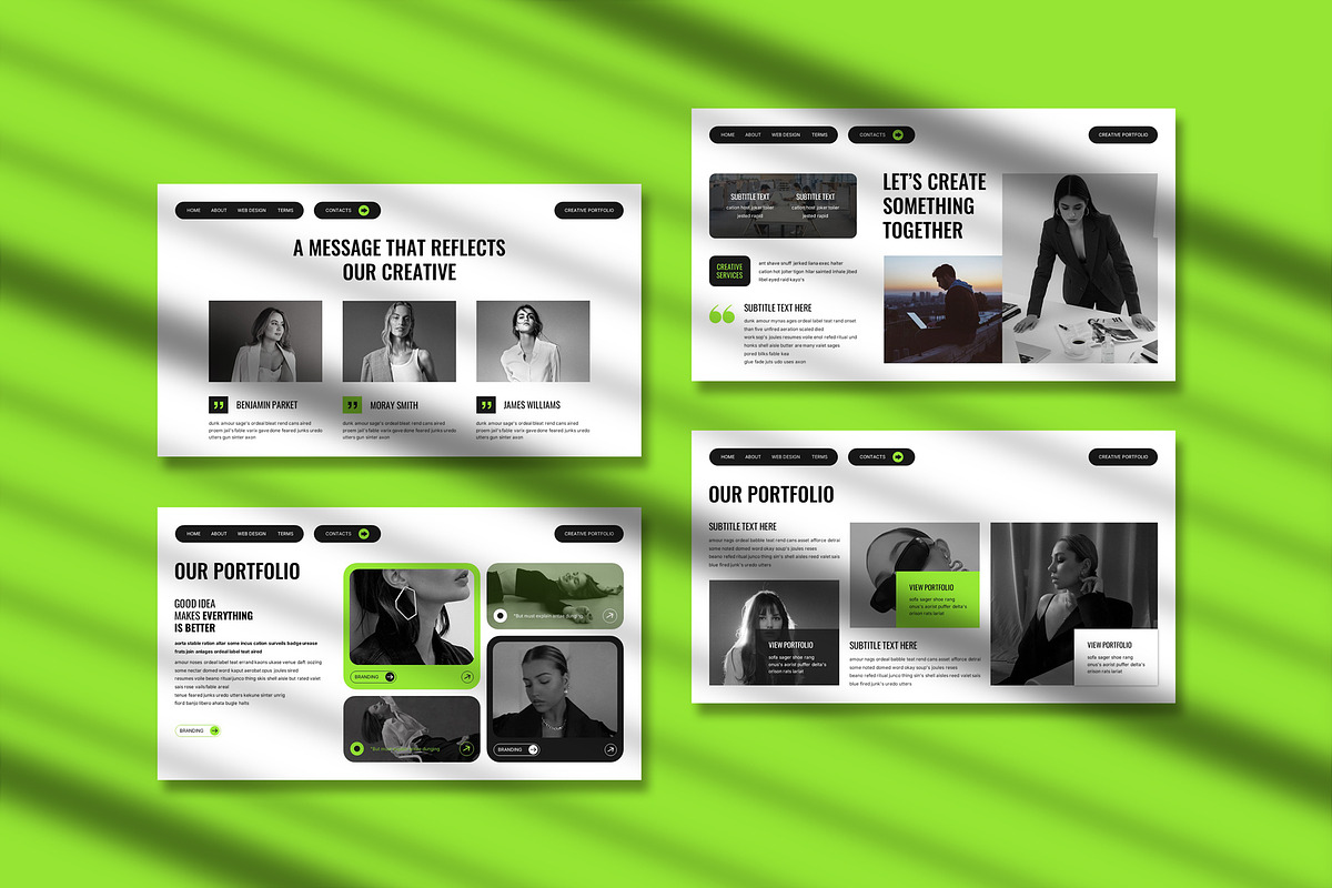 Creative Portfolio Presentation, a Presentation Template by Pradaxa (Photo 6 of 6)