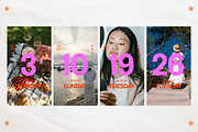 Animated Daily Calendar (Vertical), a Social Media Template by Tangerine Nation (Thumbnail 5 of 7)