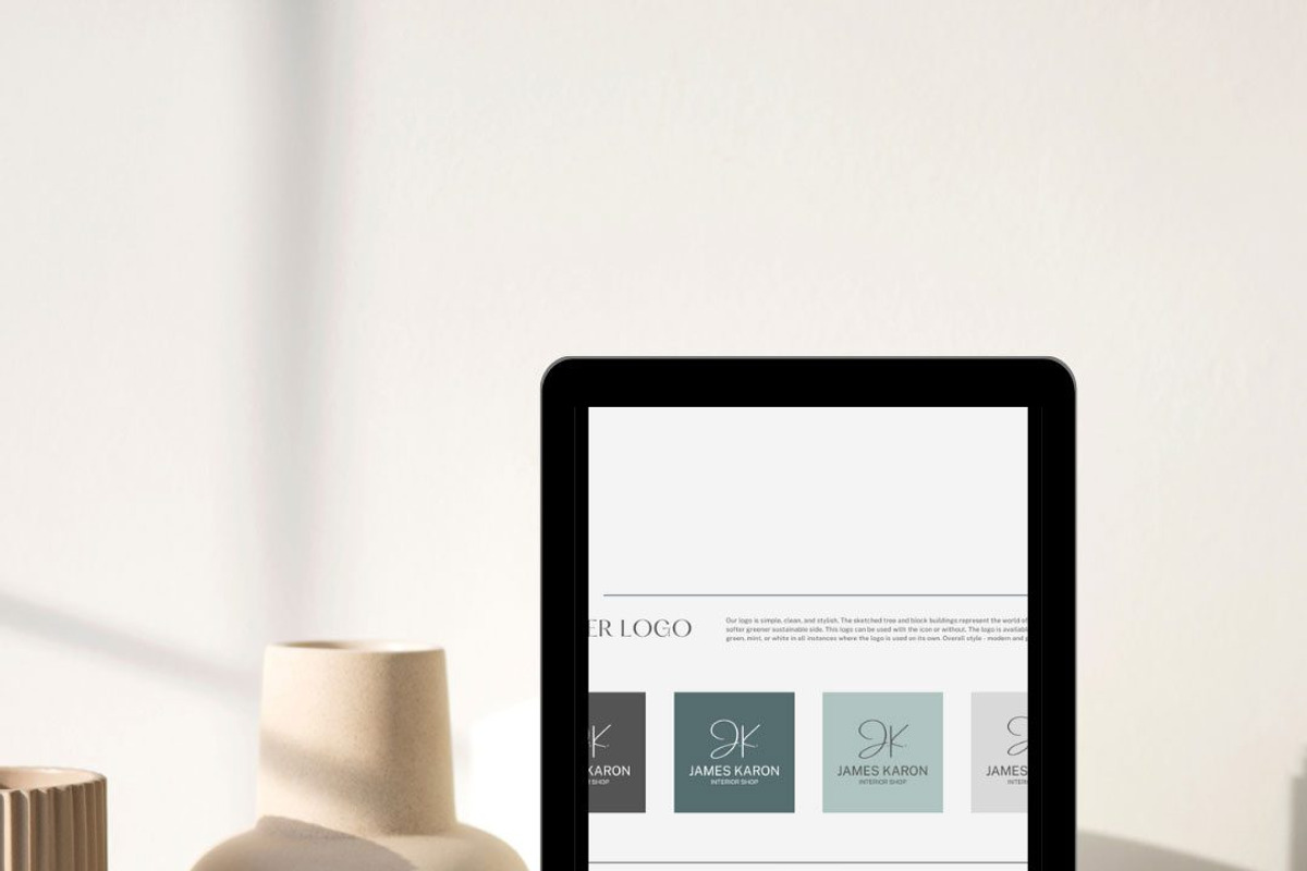 Brand Guidelines Presentation, a Presentation Template by Brand Your Biz Co. (Photo 3 of 9)
