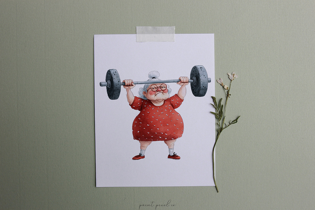 Whimsical People Clipart Bundle, a Person Illustration by PaintPixelCo (Photo 10 of 15)