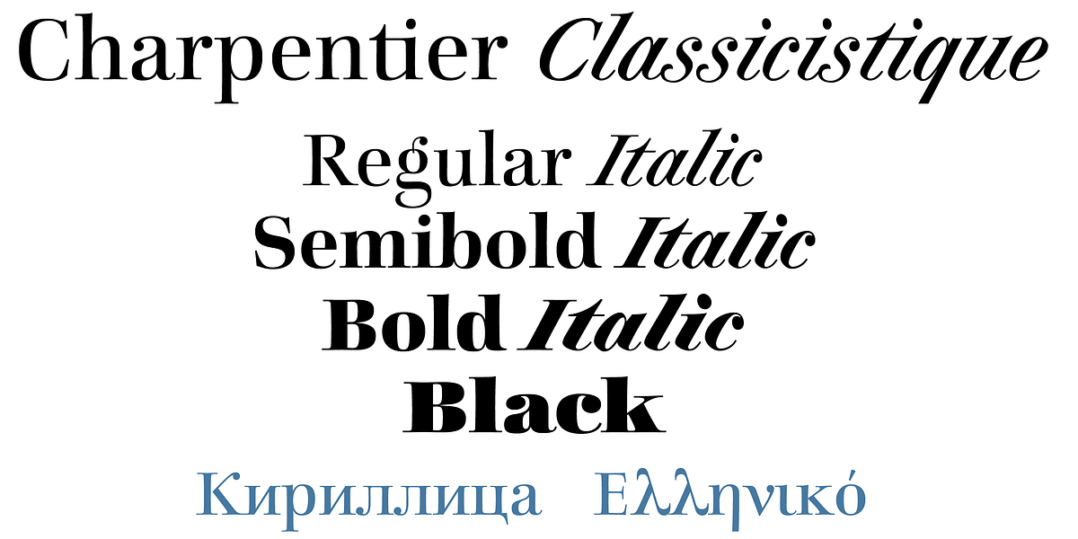 Charpentier Classicistique Pro, a Serif Font by ingoFonts (Photo 2 of 12)
