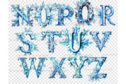 Cold Winter Alphabet Clipart, a Decorative Illustration by GlamArtZhanna (Thumbnail 5 of 5)