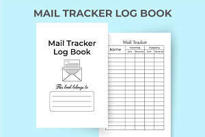 Mail Tracker Log Book KDP Interior