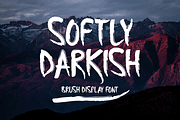 Softly Darkish Typeface, a Handwritten Font by Seemly Fonts (Thumbnail 1 of 5)