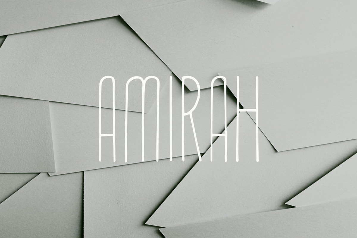 Amirah Display Font