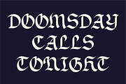 Quembey – Retro Horror Blackletter, a Blackletter Font by Tiptop Graphic (Thumbnail 2 of 9)