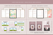 2024 Digital Planner | Canva PLR, a Branding & Logo Template by Designs by Darowan (Thumbnail 4 of 10)