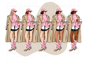 Fashion girls 53 clipart png, a Person Illustration by Parinaz Wadia Design (Thumbnail 2 of 9)