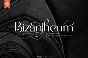 Bizantheum, a Serif Font by Aluyeah Studio (Thumbnail 1 of 15)