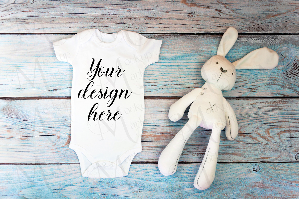 29 Baby Bodysuit mockup bundle., a Print Template by MockupMarket (Photo 13 of 30)