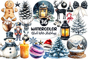 Black and White Holidays Clipart, an Illustration by Dream Creation (Thumbnail 1 of 7)