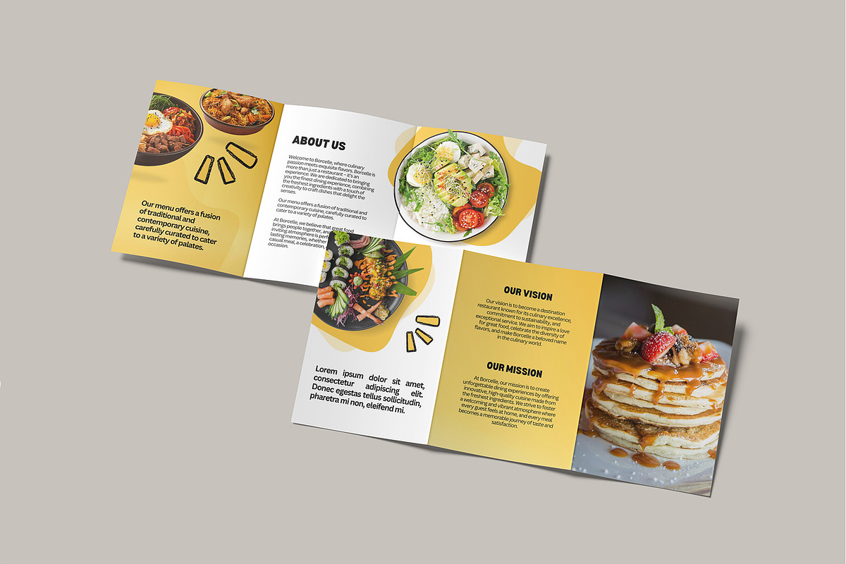 A5 Trifold Brochure Mockup, a Brochure Template by lamorastudio (Photo 6 of 11)