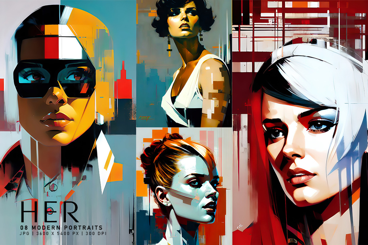 Her, a Decorative Illustration by Digital Art Creations (Photo 2 of 6)