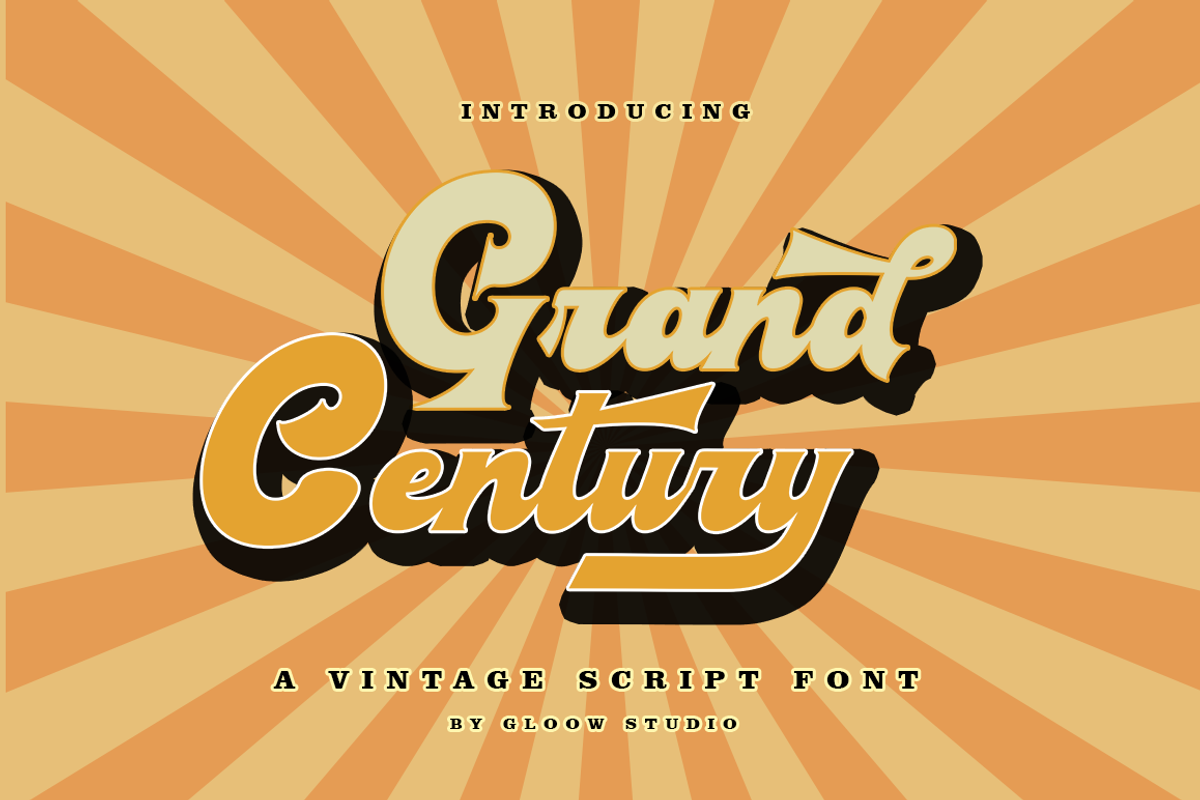 Best Seller In Retro Style, a Script Font by GloowStudio (Photo 10 of 21)