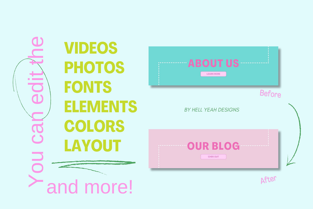 Bold Web Banners Templates, a Landing Page Template by Hell Yeah Designs (Photo 5 of 6)