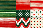 Christmas Digital Paper Pack, a Pattern Graphic by Black Bird Studio (Thumbnail 4 of 6)
