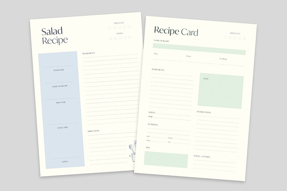 Recipe Cards Template preview 6