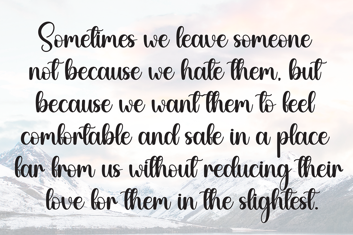 Emotional | Script Font, a Handwritten Font by Scratchones (Photo 7 of 9)