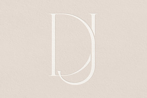 DJ Monogram Logo