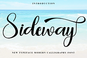 Sideway, a Handwritten Font by FreshTypeINK (Thumbnail 1 of 8)