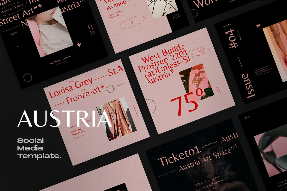 AUSTRIA - Social Media Post&Stories, a Social Media Template by Dirtytemp Studio (Photo 5 of 6)