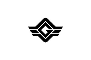 Letter G Wings Logo, a Branding & Logo Template by Pure Design