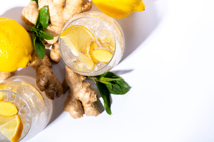 Ginger lemon lemonade, a Food & Drink Photo by Rimma