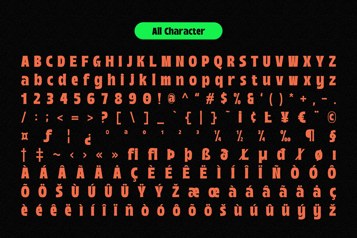 Boughy Rough, a Sans Serif Font by Craft Supply Co. (Photo 7 of 8)
