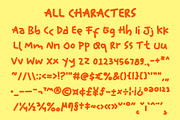 CS Barnaby – Messy Handwritten Font, a Handwritten Font by Craft Supply Co. (Thumbnail 8 of 8)