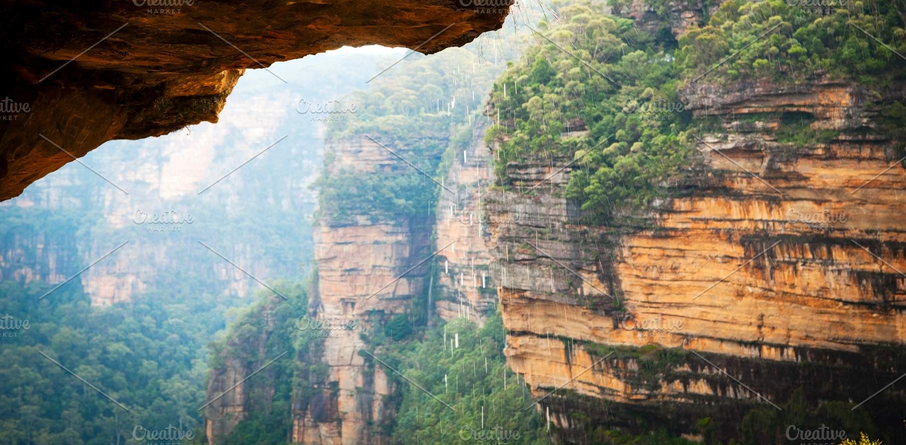 Rain in Mountains, a Nature Photo by THP Creative