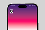 iPhone App Icon Mockup Template, an iPhone Mockup by graphypix (Thumbnail 1 of 4)
