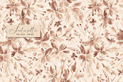 Mocha Mousse Floral pattern, a Pattern Graphic by SirenaArt (Thumbnail 3 of 16)