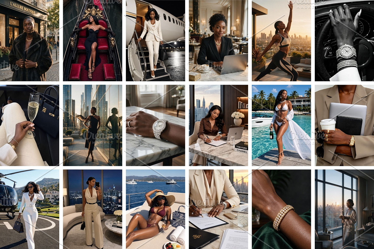 Luxury Melanin Woman Stock Photos, a Person Photo by Selenique Studio (Photo 6 of 12)