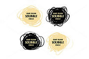 Scribble label set, a Texture Illustration by Primula`s shop (Thumbnail 4 of 5)