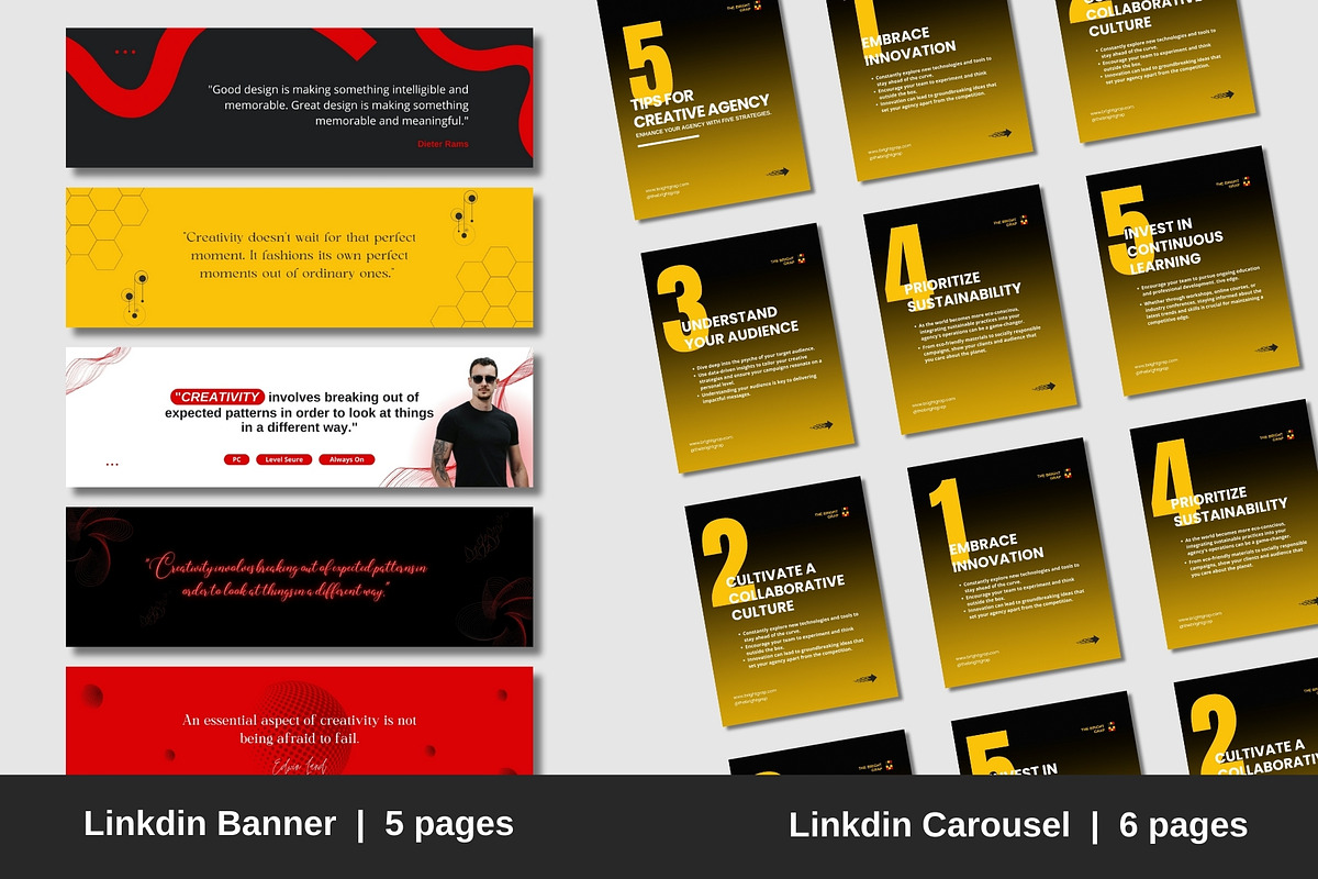Creative Digital Agency Canva Bundle, a Templates & Theme by TheBrightGrap (Photo 17 of 17)