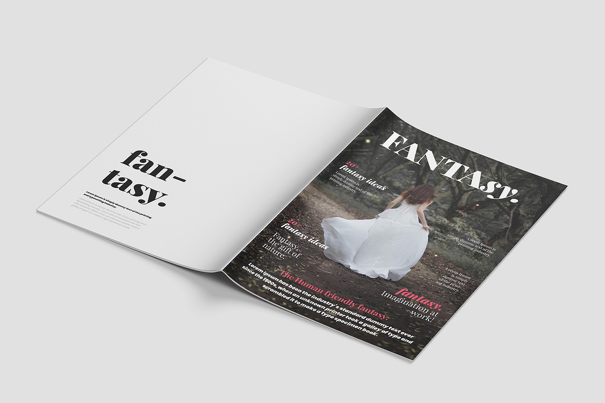Fantasy Magazine Template, a Magazine Template by Amit Debnath (Photo 15 of 15)