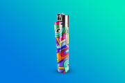 Clipper Lighter Mockup - 7 views, a Merchandise Mockup by Illusiongraphic (Thumbnail 5 of 17)