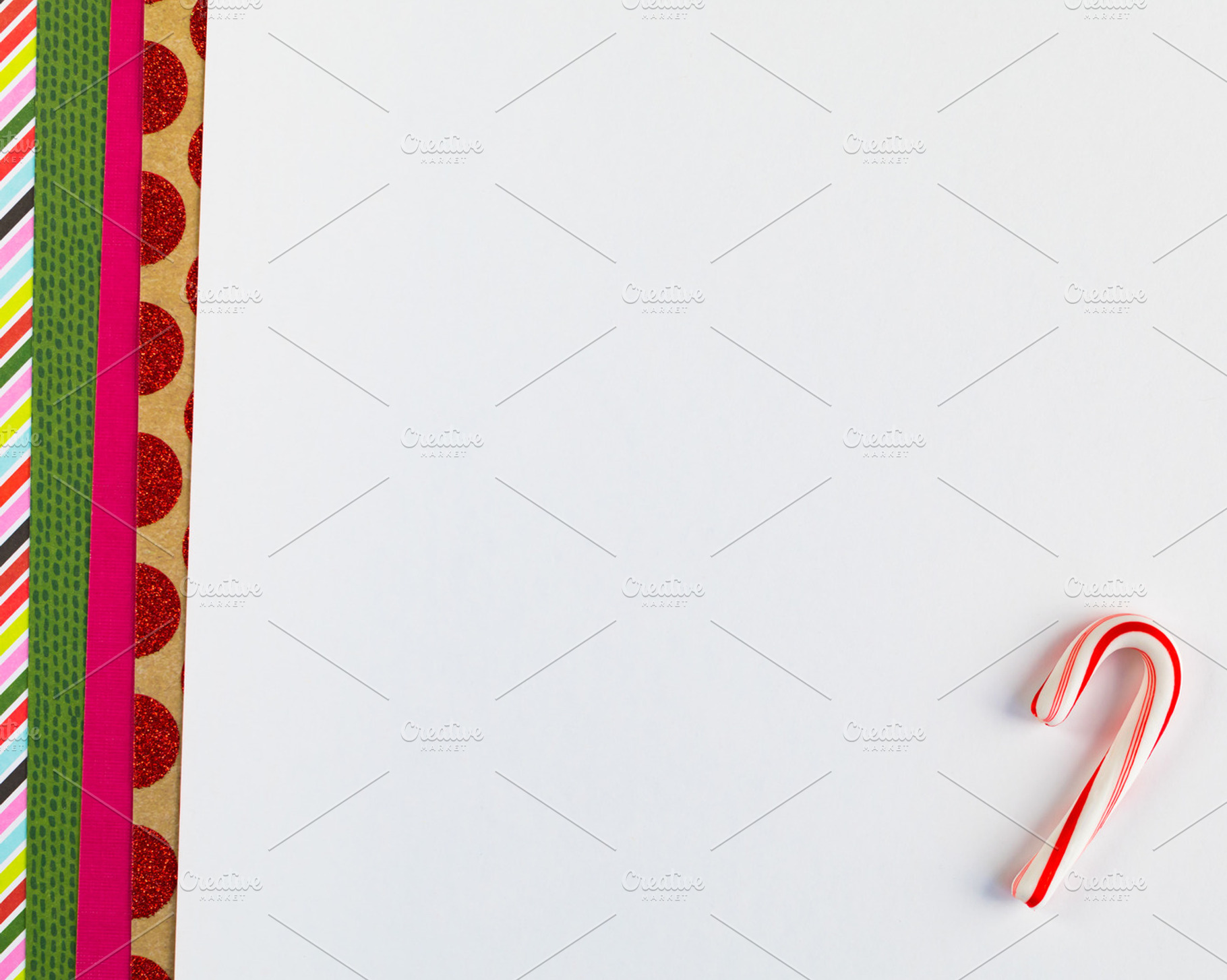 Christmas holiday colorful mock up featuring merry, happy, and christmas, a Holiday Photo by kissandmockup