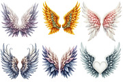 Heaven Angel Wings Sublimation Clipa, an Illustration by Designworld (Thumbnail 3 of 5)