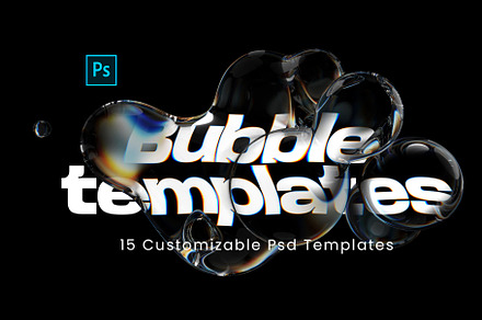 Bubble Photoshop Templates, a Graphic by Inartflow