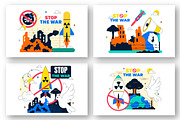 10 Stop The War Peace Illustration, an Object Illustration by denayunebgt (Thumbnail 3 of 4)