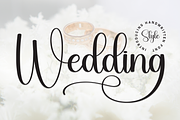 Wedding | Script Font, a Handwritten Font by Scratchones (Thumbnail 1 of 9)