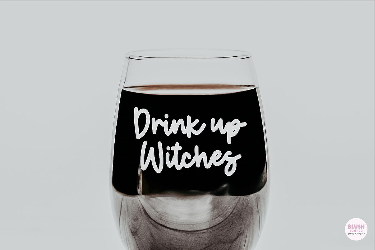 CANDY CORN Halloween Script Font, a Script Font by Blush Font Co. (Photo 6 of 6)