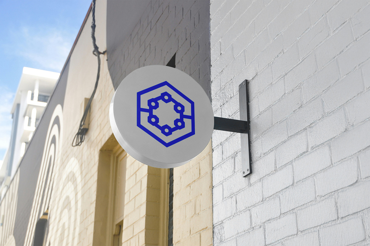 Modern Geometric Hexagon Node Logo, a Branding & Logo Template by Vectorium Studio (Photo 7 of 9)