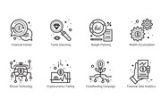 Business, Money, Fintech Line Icons, an Icon by Nuburu (Thumbnail 3 of 5)