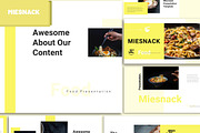Miesnack - Food PowerPoint, a Presentation Template by Raseuki (Thumbnail 1 of 6)