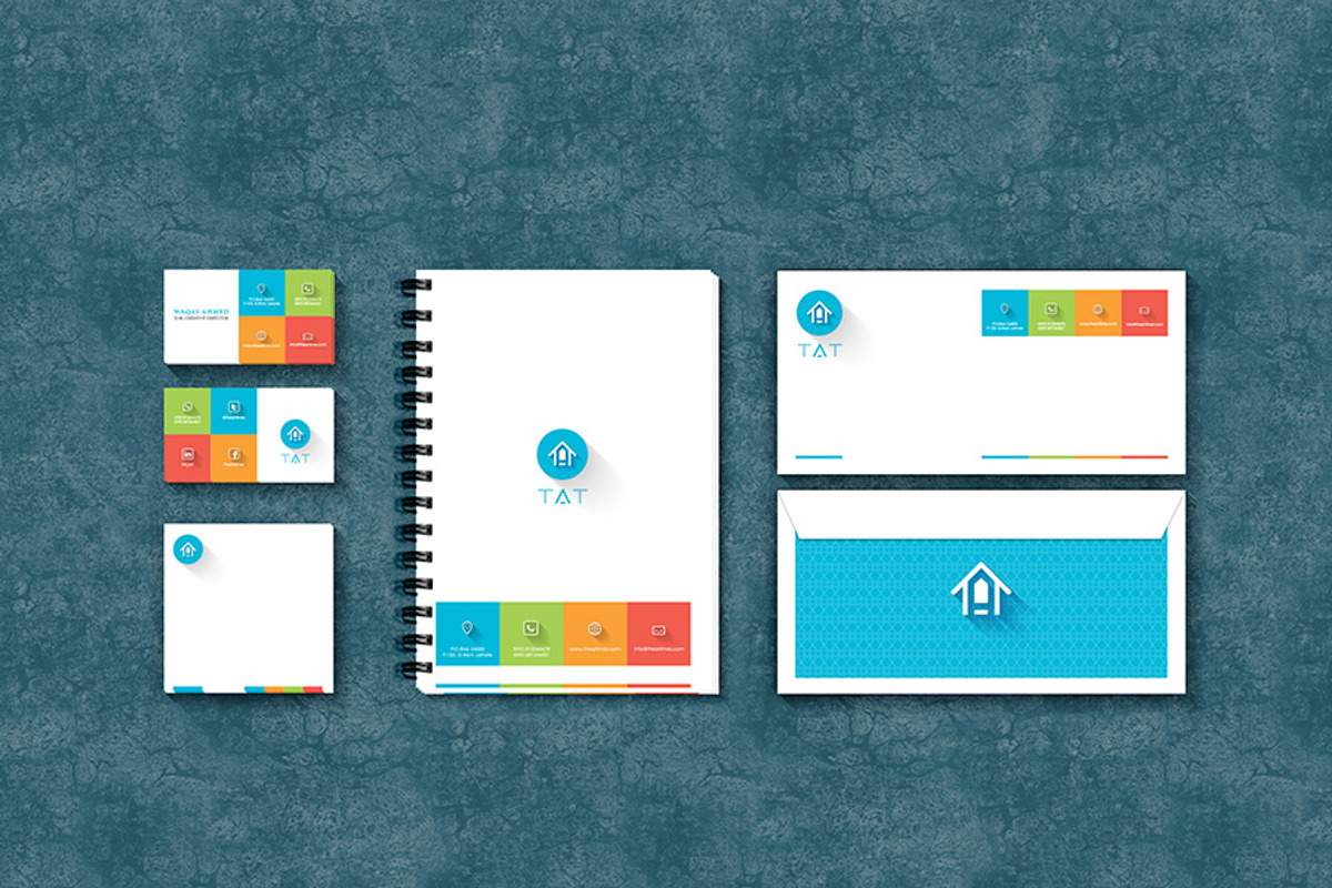 Corporate Stationery Metro Style, a Stationery Template by PSDFY (Photo 3 of 4)