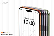 iPhone 17 Pro Mockup - 15 Scene, an iPhone Mockup by RamStudio2 (Thumbnail 13 of 21)
